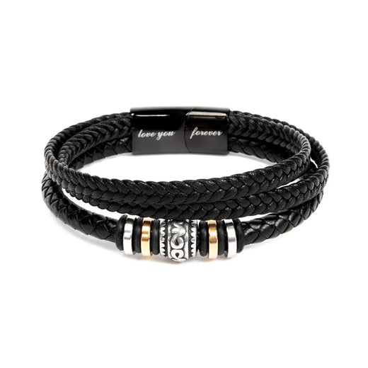 To My Son Stand Tall Bracelet