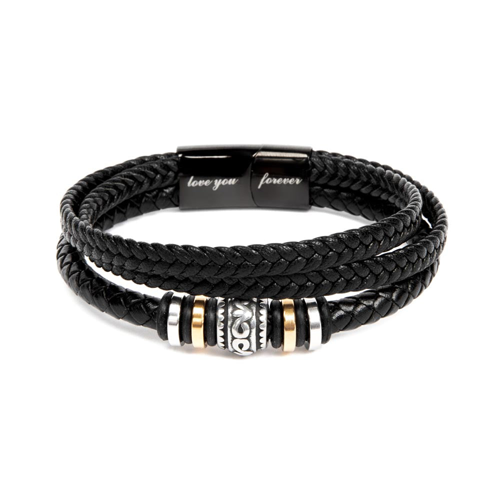 Love You Forever To My Grandson Bracelet Believe Deep