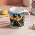 "Up North" I'd Get Lost With You Ceramic Mug