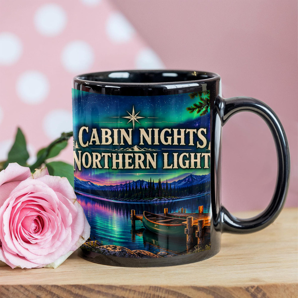Northern Lights Ceramic Mug from our "Northern Lights" collection