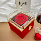Breathing Interlocking - Daughter Birthday Necklace with Rose Box